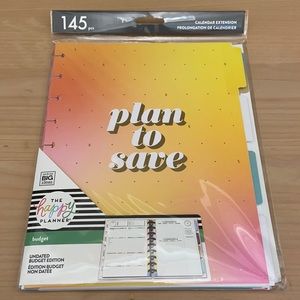 Happy Planner Undated Budget Edition Calendar Ext